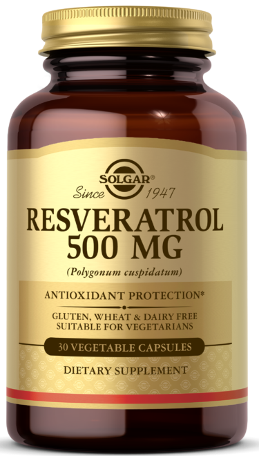 Solgar  Resveratrol 500 mg, 30 капс.